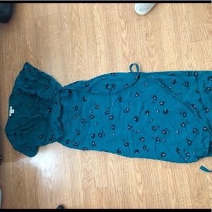 Billabong midi floral wrap dress size medium